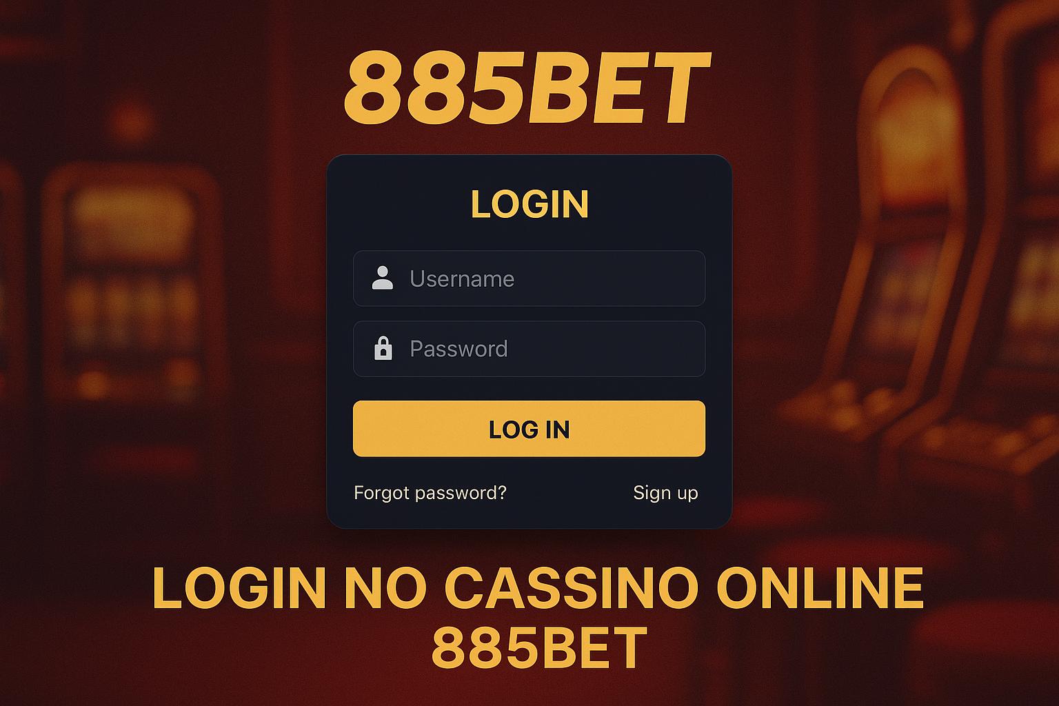 Login no Cassino 885BET